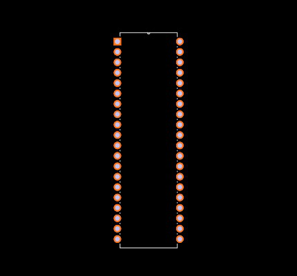 AT27C1024-70PU Footprint