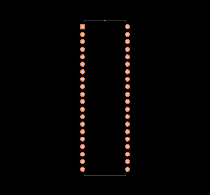 AT27C4096-90PU Footprint