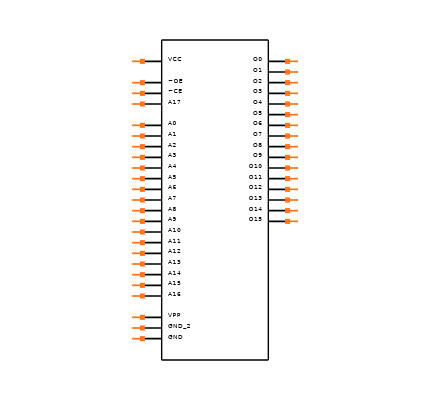 AT27C4096-90PU Symbol