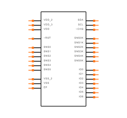 AT42QT2160-MMU Symbol