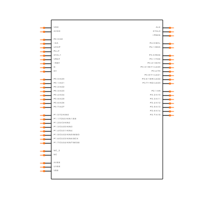 AT89C5131A-S3SIM Symbol