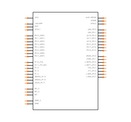 AT89S52-24AUR Symbol