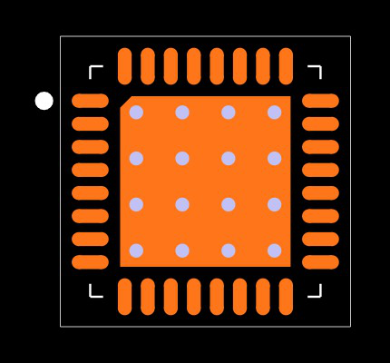 ATA8710-GHQW Footprint