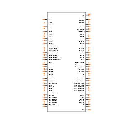 ATMEGA1280-16AUR Symbol
