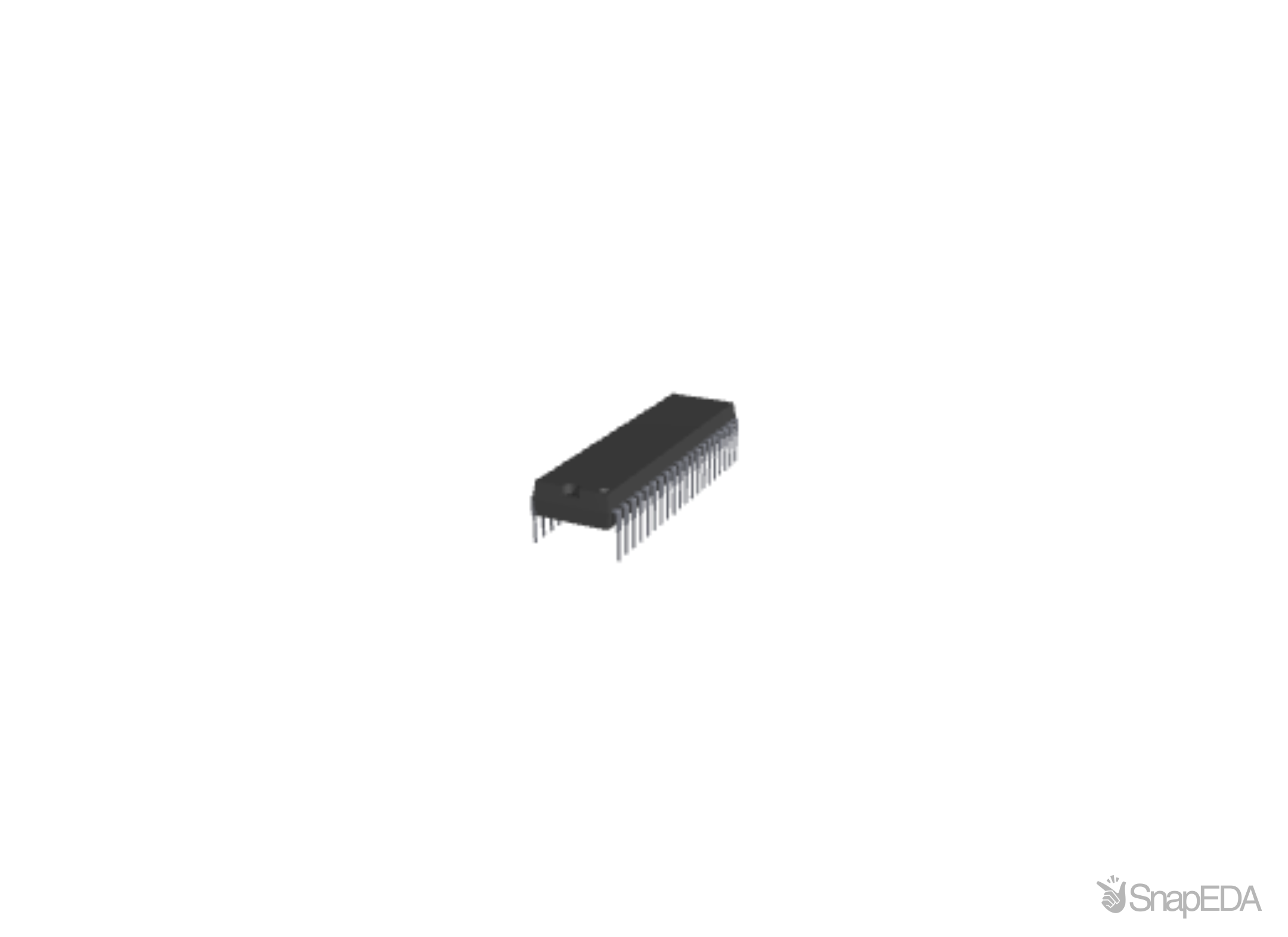 ATMEGA164A-PU 3D Model