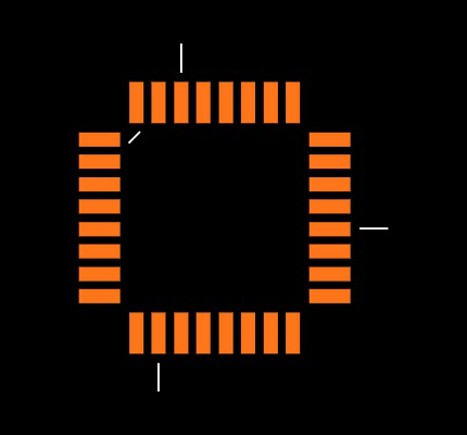 ATMEGA168PA-AN Footprint