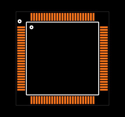 ATMEGA2560V-8AI Footprint