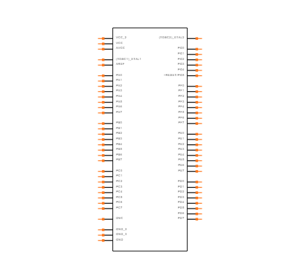 ATMEGA325-16AUR Symbol