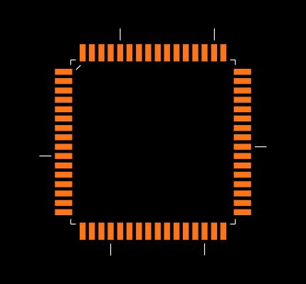 ATMEGA325A-AN Footprint