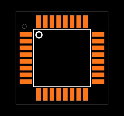 ATMEGA328-AUR Footprint