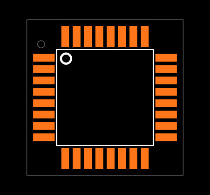 ATMEGA328P-15AZ Footprint