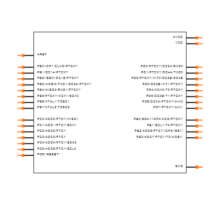 ATMEGA328PB-MU Symbol