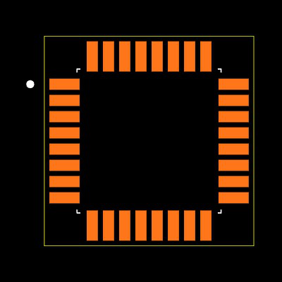 ATMEGA32U2-AU Footprint