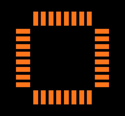 ATMEGA8-16AJ Footprint
