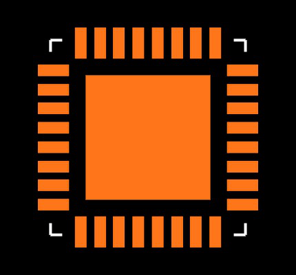 ATMEGA8-16MUR Footprint