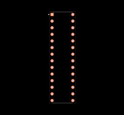 ATMEGA8-16PU Footprint