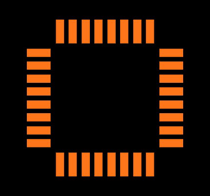 ATMEGA8L-8AC Footprint
