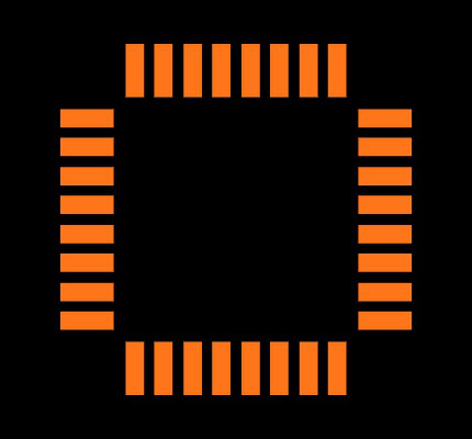 ATMEGA8L-8AJ Footprint