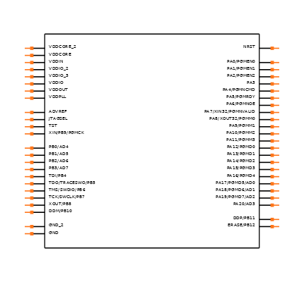 ATSAM3S1AB-AU Symbol