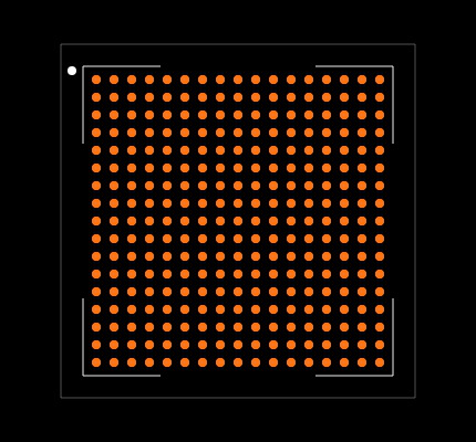 ATSAMA5D26C-CUR Footprint