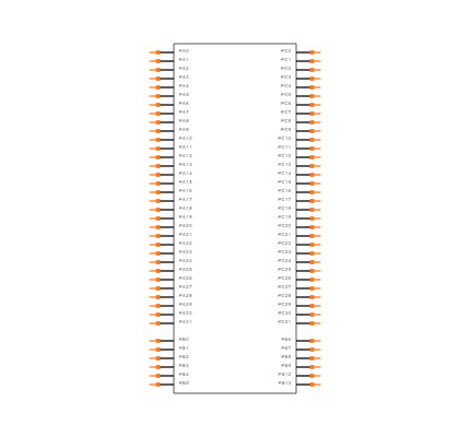 ATSAME70Q21B-CFN Symbol