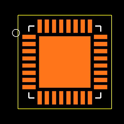 ATSAML10E16A-AU Footprint
