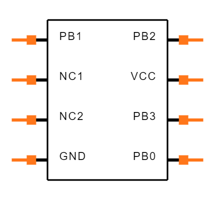 ATTINY10-MAHR Symbol