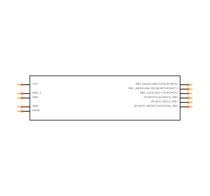 ATTINY13V-10MMU Symbol