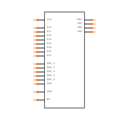 ATTINY24V-10MU Symbol