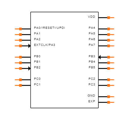 ATTINY406-MFR Symbol