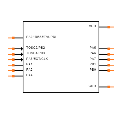 ATTINY414-SSFR Symbol