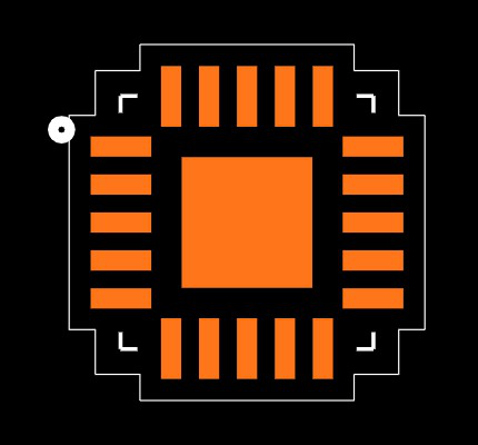 ATTINY841-MMHR Footprint