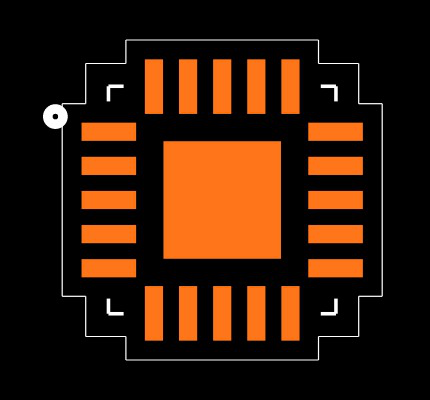 ATTINY84A-MMHR Footprint