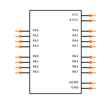 ATTINY861A-SUR Symbol