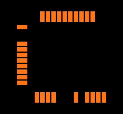 ATWINC1500-MR210PA Footprint