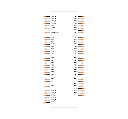 ATXMEGA256A3U-AU Symbol