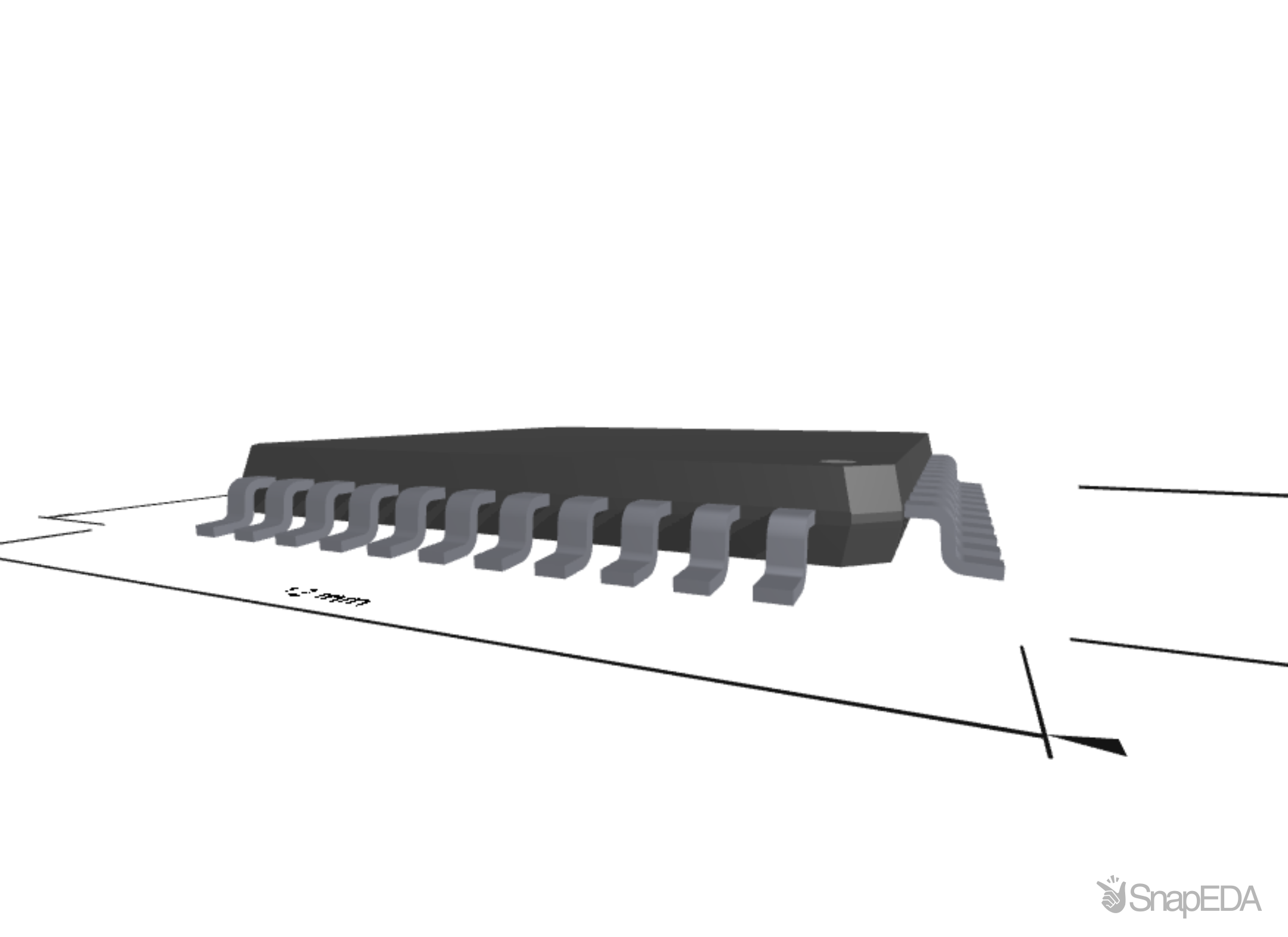 ATXMEGA32A4-AU 3D Model