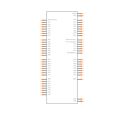 AVR128DA64-I/MR Symbol
