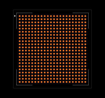 AX1000-FG484I Footprint