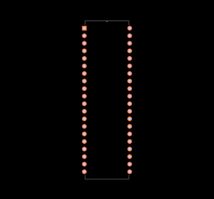 DSPIC30F3011-20E/P Footprint