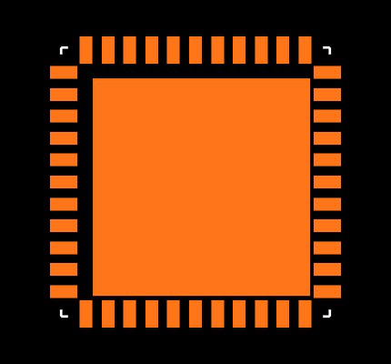 DSPIC30F3011-20I/ML Footprint