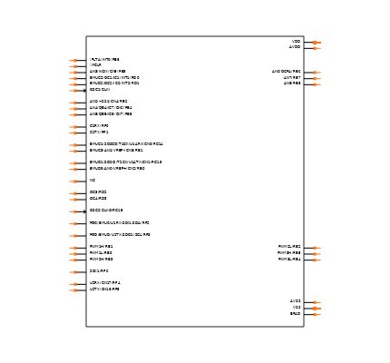 DSPIC30F4011-20I/ML Symbol