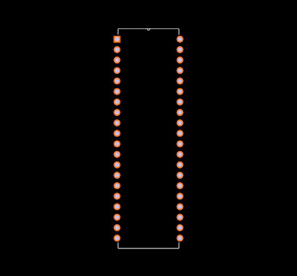 DSPIC30F4013-20E/P Footprint