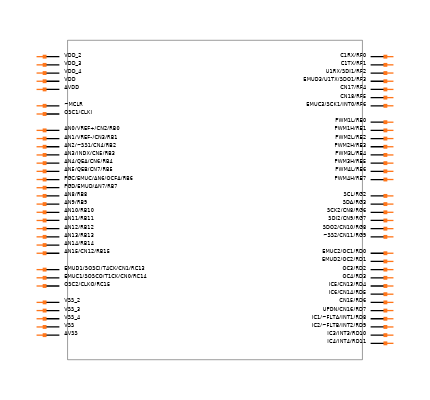 DSPIC30F5011-20I/PT Symbol