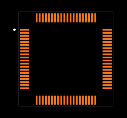 DSPIC30F5013-20I/PT Footprint