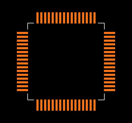 DSPIC30F5015-20E/PT Footprint