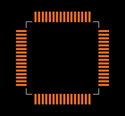 DSPIC30F6012A-20E/PF Footprint
