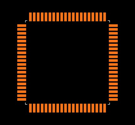 DSPIC30F6014A-20E/PF Footprint