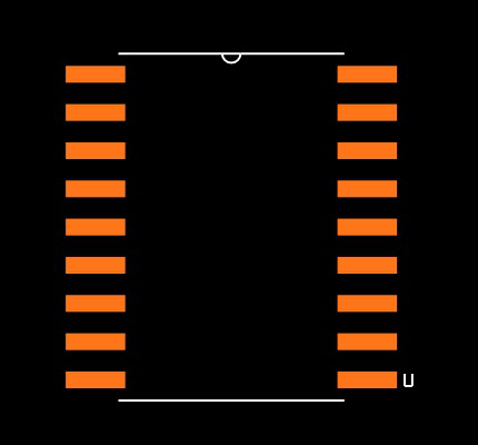 DSPIC33FJ06GS001-I/SS Footprint