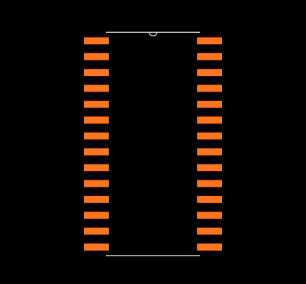 DSPIC33FJ06GS202-E/SO Footprint